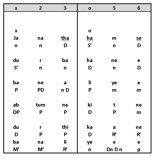 Sthayi Notation